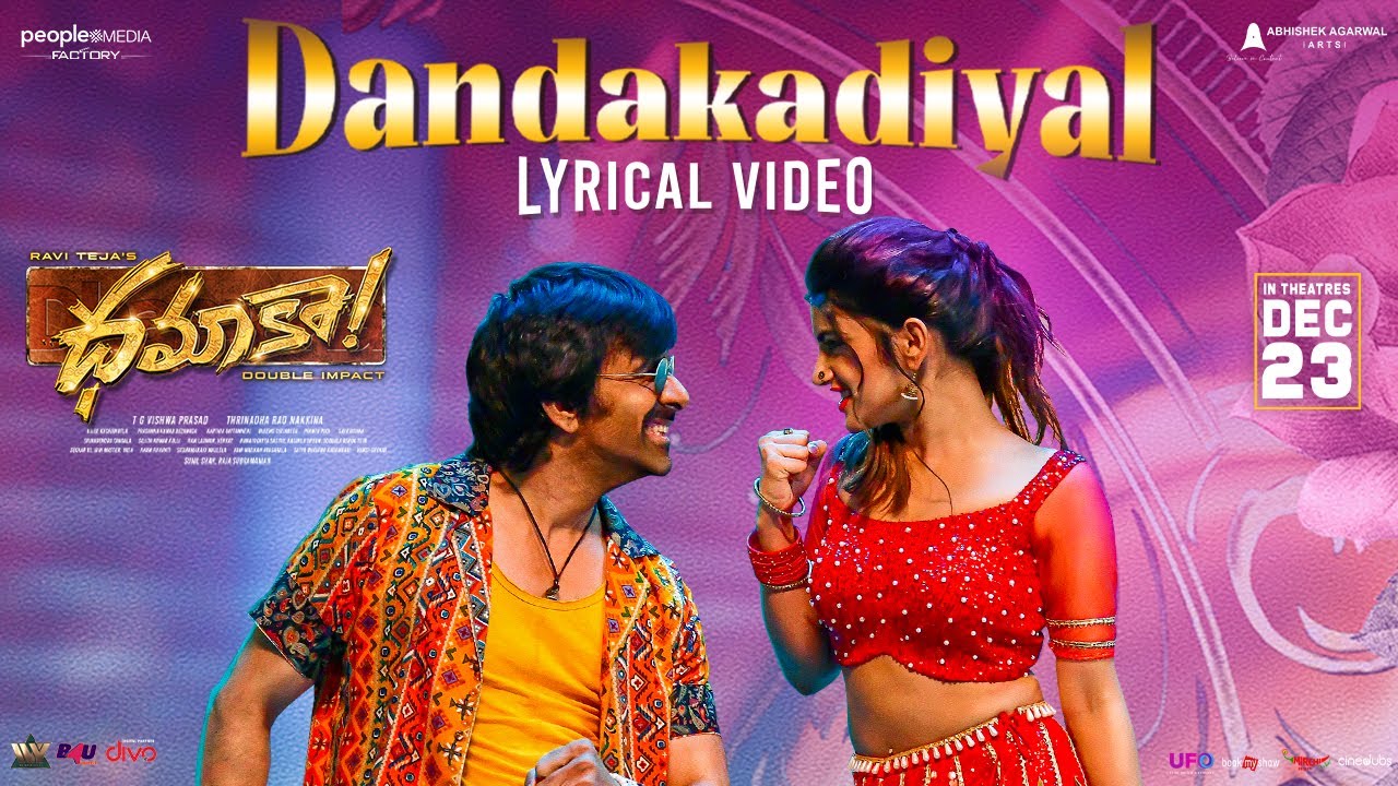 Dandakadiyal Song lyrics-Dhamaka movie